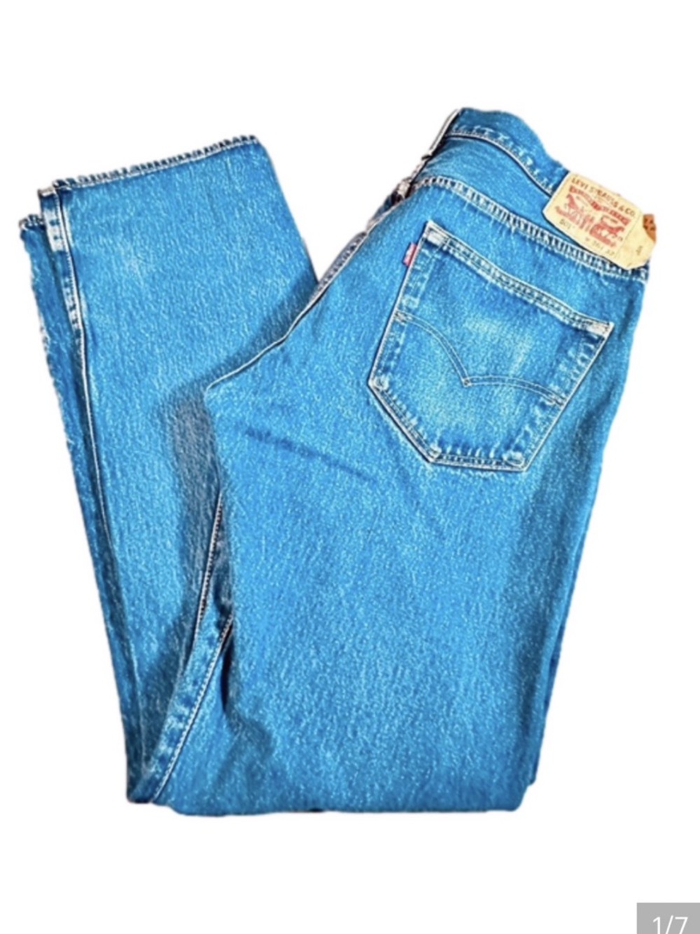 Vintage Levi’s 501 button-fly denim jeans Men’s size 36 x 32 | nn3